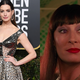 Anne Hathaway, seen at the Golden Globes last week, is taking on the role Anjelica Huston played in a retelling of The Witches.